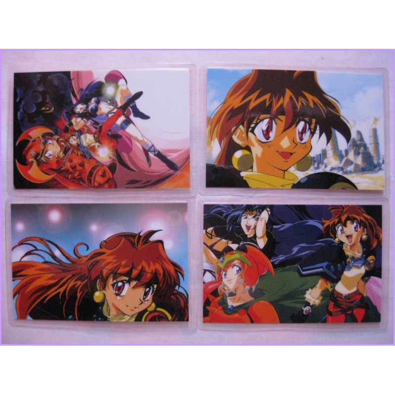 SLAYERS set 6 lamicard Original Japan Anime manga 90s Laminated Card Try Next Gorgeus