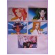 UTENA fillette revolutionnaire set 5 lamicard Original Japan Laminated Card Saito