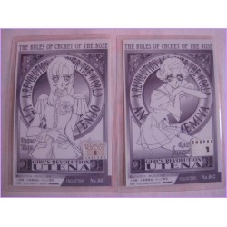UTENA fillette revolutionnaire set 2 lamicard Original Japan Laminated Card Saito
