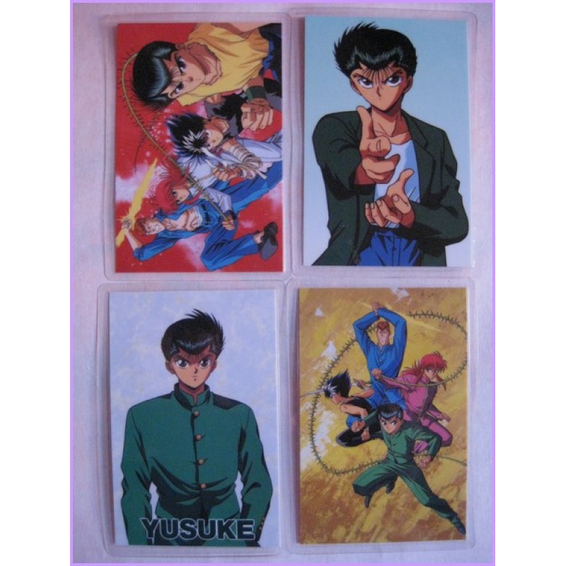 Yu Yu Hakusho set 4 lamicard Original Japan Laminated Card 