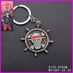 One Piece Logo Portachiavi Rufy Keychain kyg01