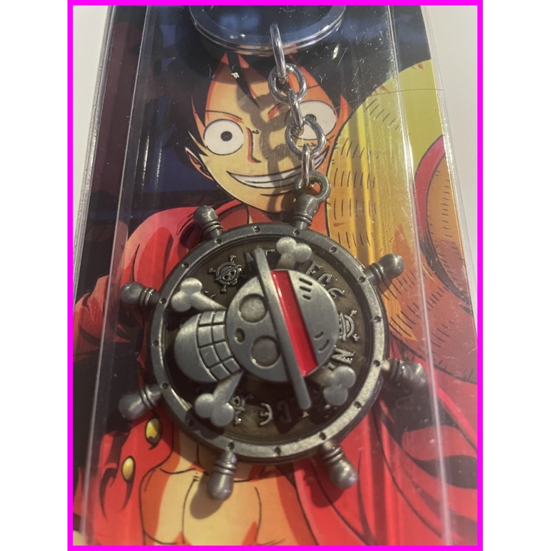 One Piece Logo Portachiavi Rufy Keychain kyg01
