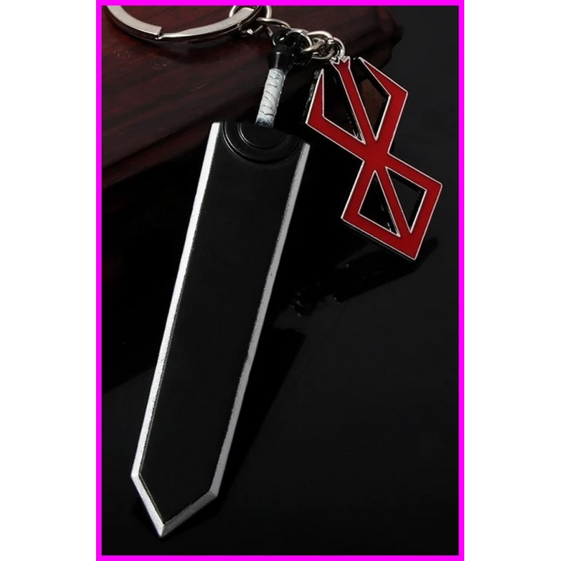Berserk Sword Dragon Slayer Keychain Portachiavi Gatsu A
