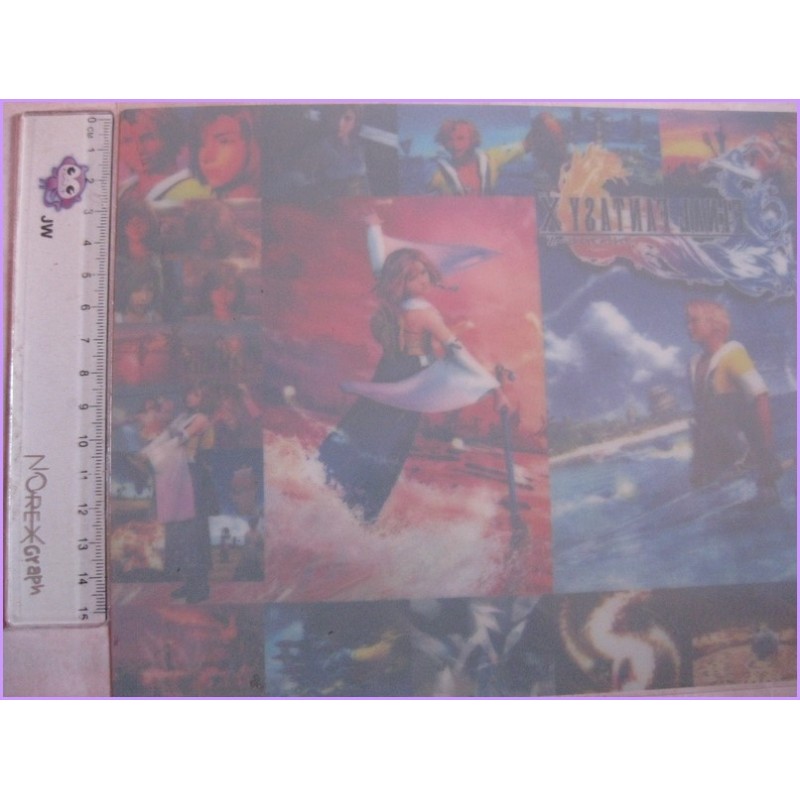 Final Fantasy X Lamicard Jumbo Game card