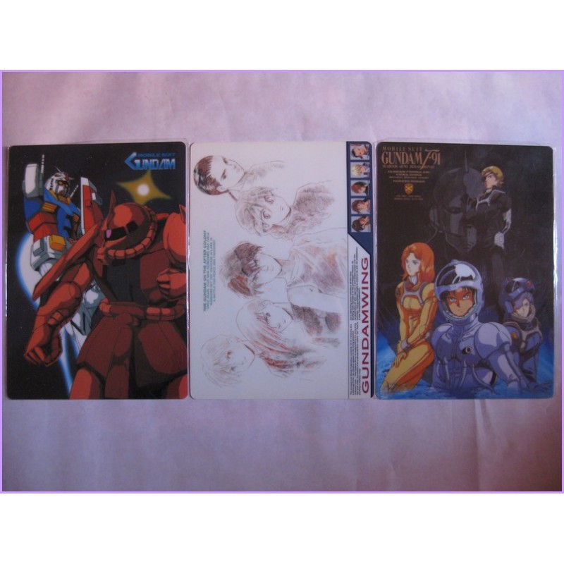 Gundam Set 3 Shitajiki F91 Wing Movic Pencil Board