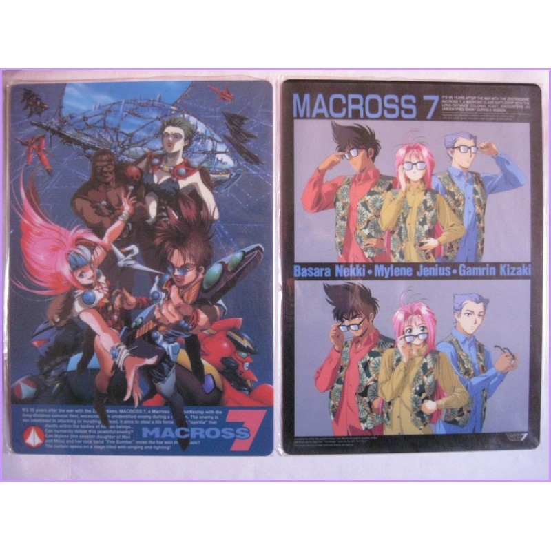 Macross 7 Set 2 Shitajiki Gadget Movic Pencil Board