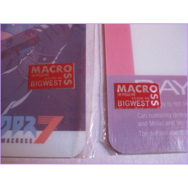 Macross 7 Set 2 Shitajiki Gadget Movic Pencil Board