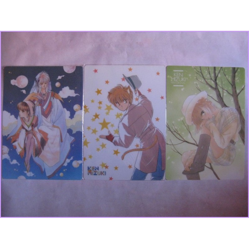 Ken Mizuki Samurai Troopers Set 5 Shitajiki Gadget Movic Pencil Board