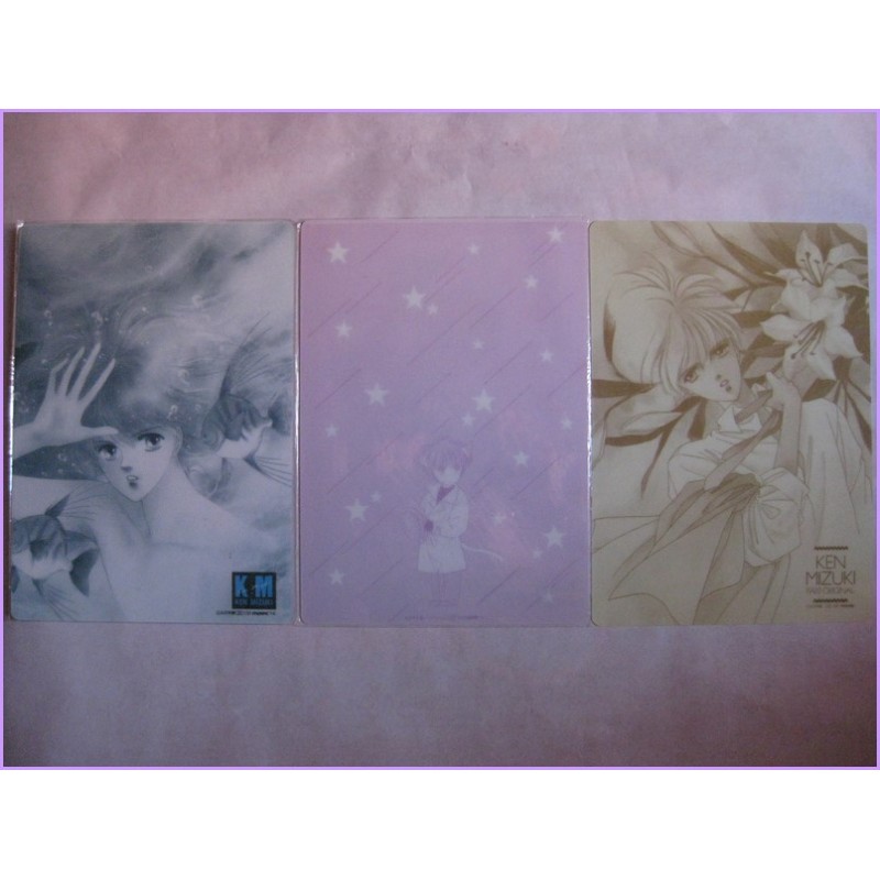 Ken Mizuki Samurai Troopers Set 5 Shitajiki Gadget Movic Pencil Board