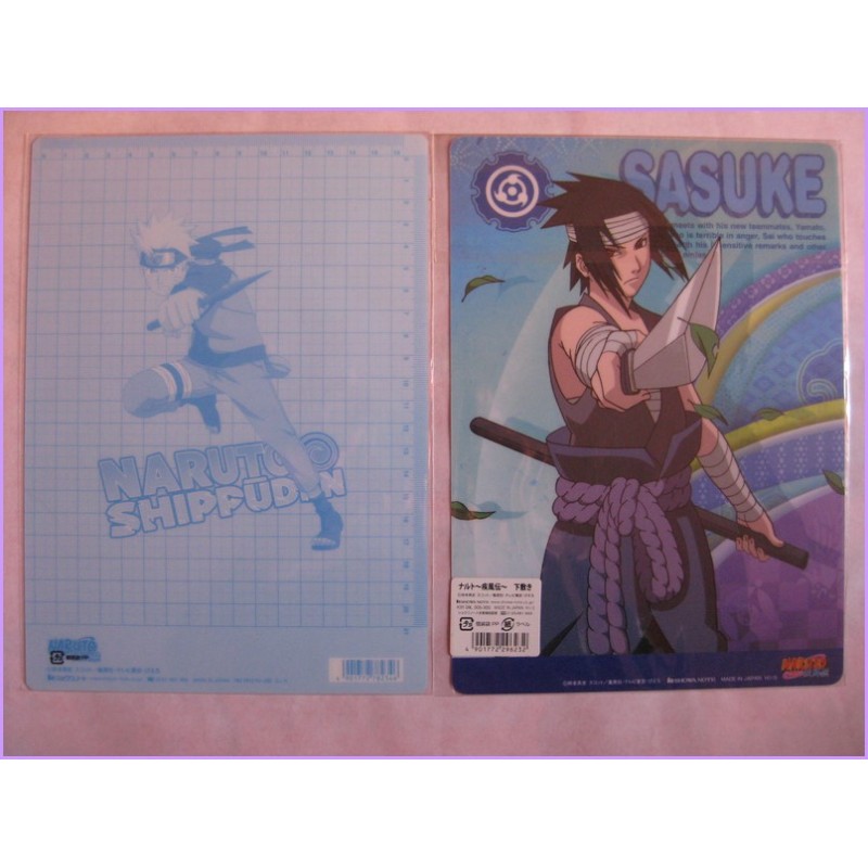 Naruto Set 2 Shitajiki Gadget Movic Pencil Board