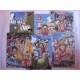 One Piece Set 6 Shitajiki Gadget Movic Pencil Board
