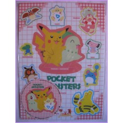 Pokemon Shitajiki Gadget Anime 90s Movic Pencil Board