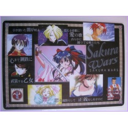Sakura Taisen Wars Shitajiki Gadget Anime 90s Movic Pencil Board 