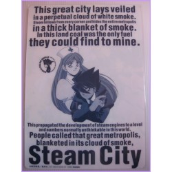 Steam Detectives Shitajiki Gadget Anime 90s Movic Pencil Board 