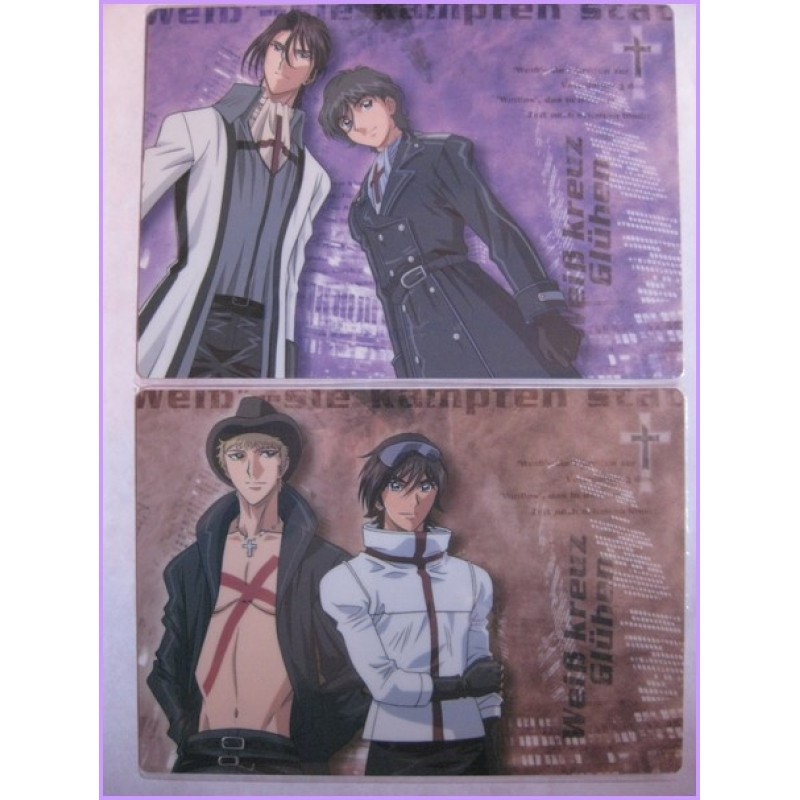 Weib Kreuz Set 2 Shitajiki Gadget Movic Pencil Board 