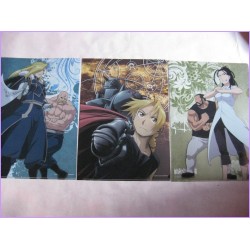 Fullmetal Alchemist CLEAR FILE ichiban kuji 3 SET cartelletta Original Japan Gadget