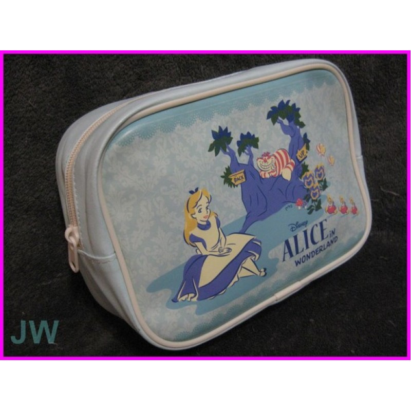 ALICE IN WONDERLAND Trousse Pochette DISNEY Light Blue