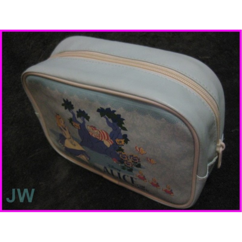 ALICE IN WONDERLAND Trousse Pochette DISNEY Light Blue