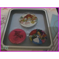 DISNEY Happines Moment ALICE IN WONDERLAND Pin Box Set Banpresto DISNEY
