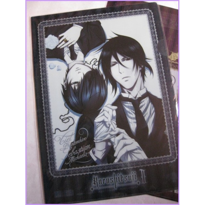 Kuroshitsuji CLEAR FILE cartelletta 2 SET Original Japan Gadget manga