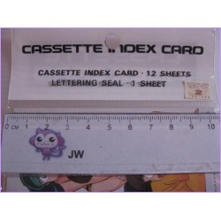 LAMU URUSEI YATSURA Lum Set B Cassette INDEX CARD Anime 80s