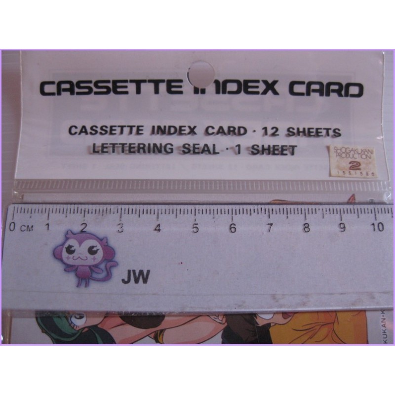 LAMU URUSEI YATSURA Lum Set B Cassette INDEX CARD Anime 80s