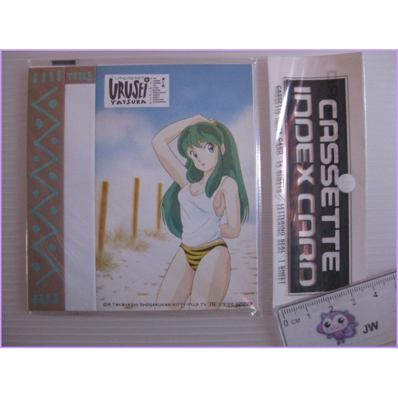 LAMU URUSEI YATSURA Lum Set E Cassette INDEX CARD Anime 80s