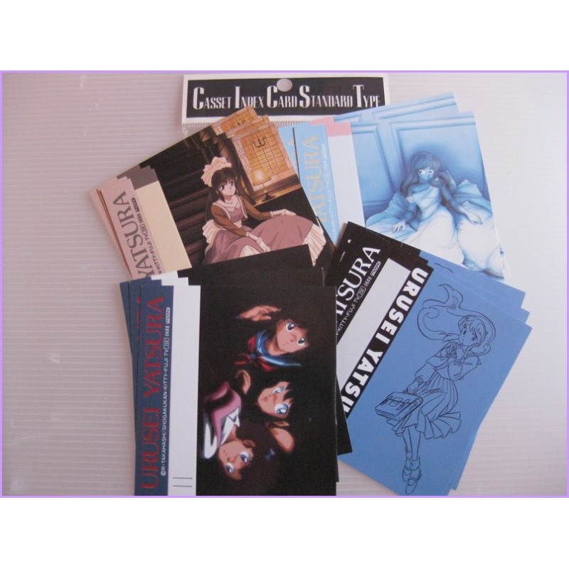 LAMU URUSEI YATSURA Lum Set G Cassette INDEX CARD Anime 80s