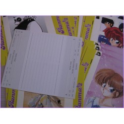 RANMA 1/2 Set D Cassette INDEX CARD Anime 90s