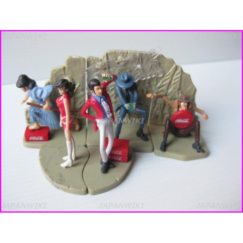 LUPIN SET 5 Mini DIORAMA COCACOLA Limited GASHAPON