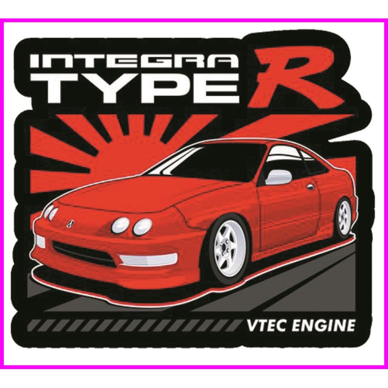 Honda Integra Type R Keychain Portachiavi JDM Acrylic