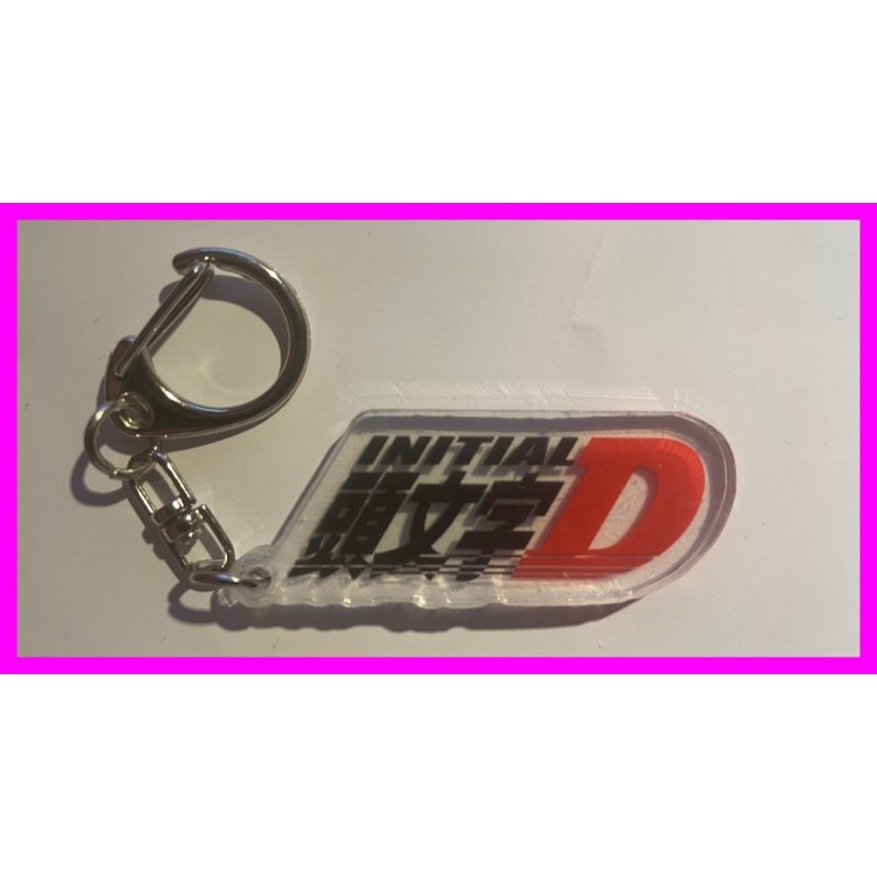 Initial D Logo Keychain Portachiavi JDM Acrylic