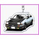 Initial D  Ae86 Trueno Keychain Portachiavi JDM Acrylic KyB
