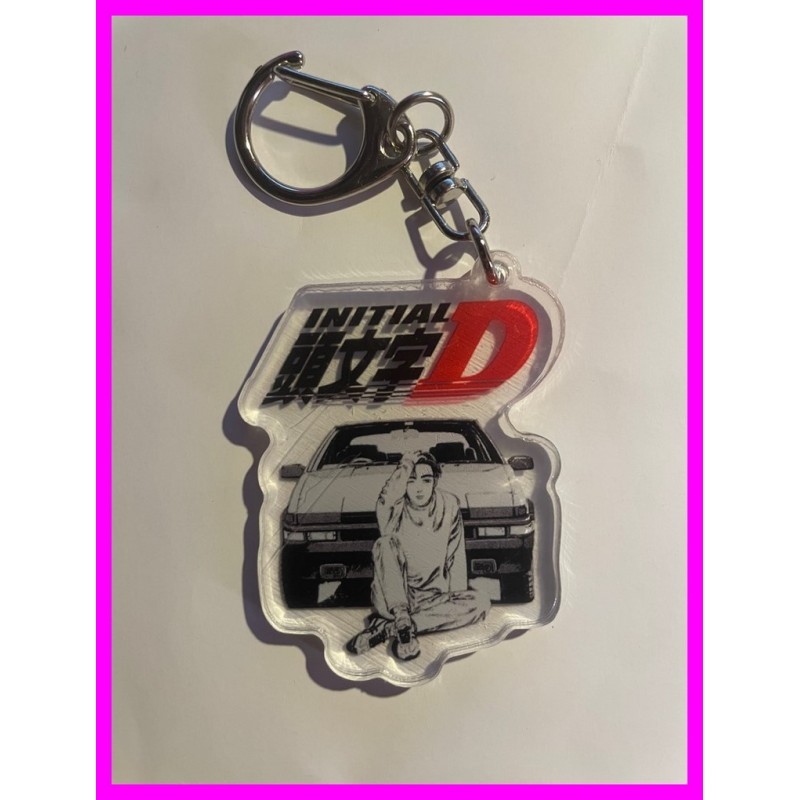 Initial D Ae86 Trueno Takumi Keychain Portachiavi JDM Acrylic
