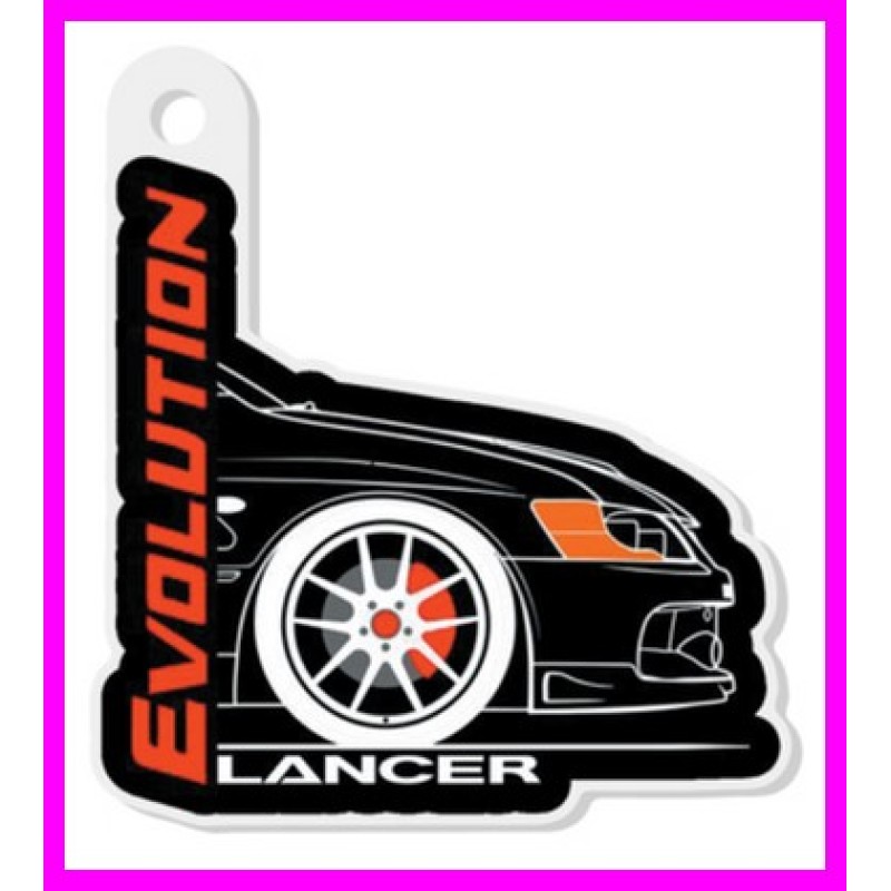 Lancer Evolution Mitsubushi Initial D Keychain Portachiavi JDM Acrylic G