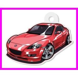 Rx8 Mazda Rotary Initial D Keychain Portachiavi JDM Acrylic N
