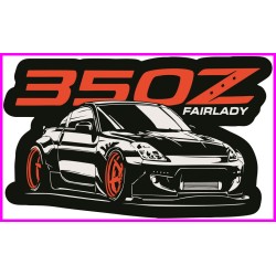 Nissan 350Z Fairlady Z Initial D Keychain Portachiavi JDM Acrylic
