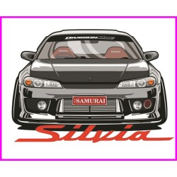 Nissan SIlvia S15 Initial D Keychain Portachiavi JDM Acrylic k214