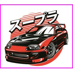 Toyota SUPRA MK4 2JZ Initial D Keychain Portachiavi JDM Acrylic k220