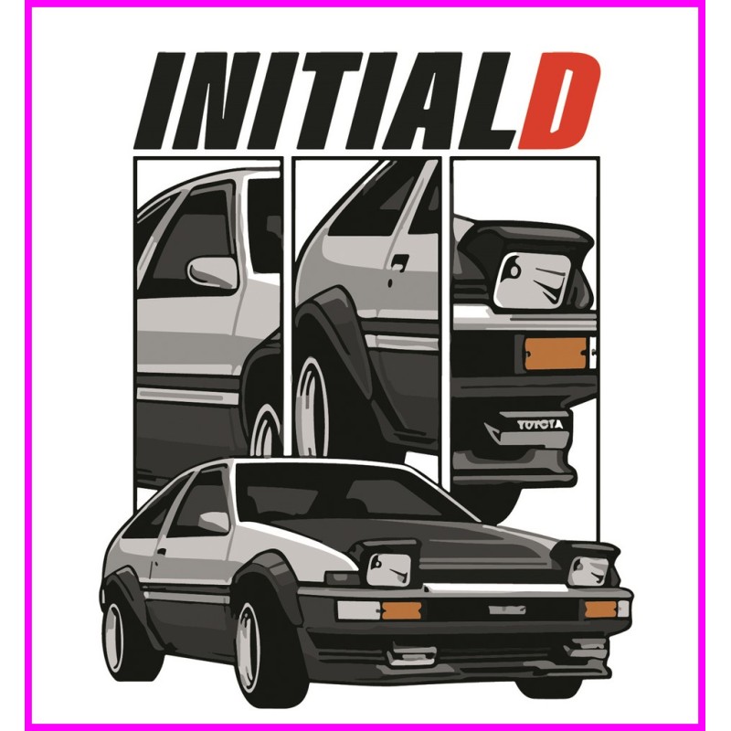 Trueno AE86 Toyota Initial D Keychain Portachiavi JDM Acrylic k225