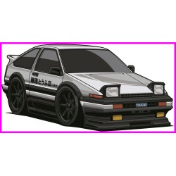 Trueno AE86 Toyota Initial D Keychain Portachiavi JDM Acrylic k226