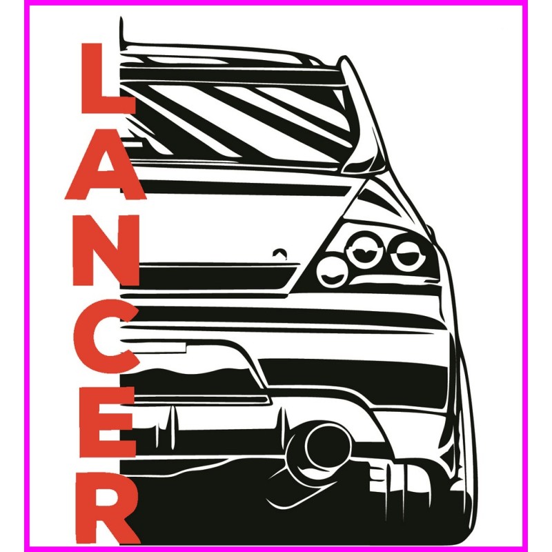 Lancer Mitsubishi Evolution Initial D Keychain Portachiavi JDM Acrylic
