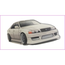 Toyota CHASER 1JZ Keychain Portachiavi JDM Acrylic KyB