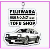 Initial D Ae86 Fujuwara Tofu Keychain Portachiavi JDM Acrylic KyB