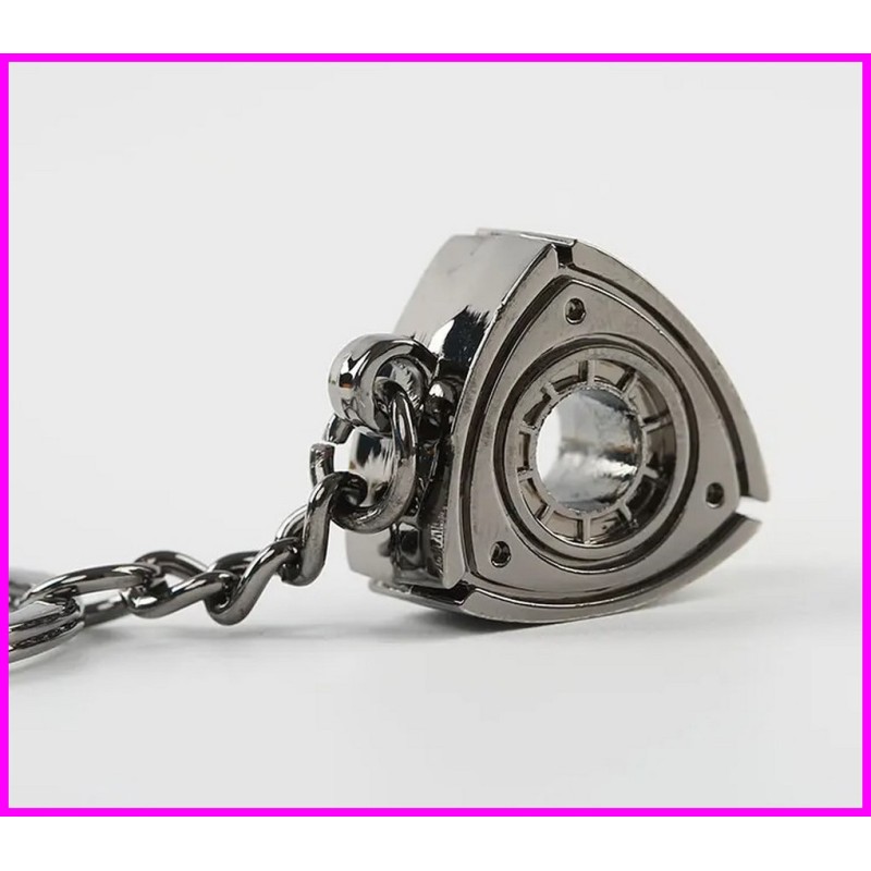 Mazda RX7 Rotary Engine Rotor Initial D Metal Keychain Portachiavi JDM A