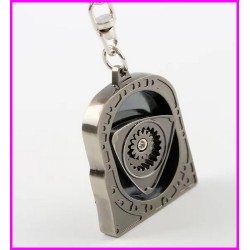 Mazda RX7 Rotary Engine Initial D Metal Keychain Portachiavi JDM C