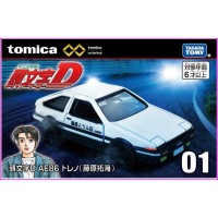 AE86 Trueno Tomica Premium Unlimited Initial D Special Edition 1/64 Metal Model Car JDM