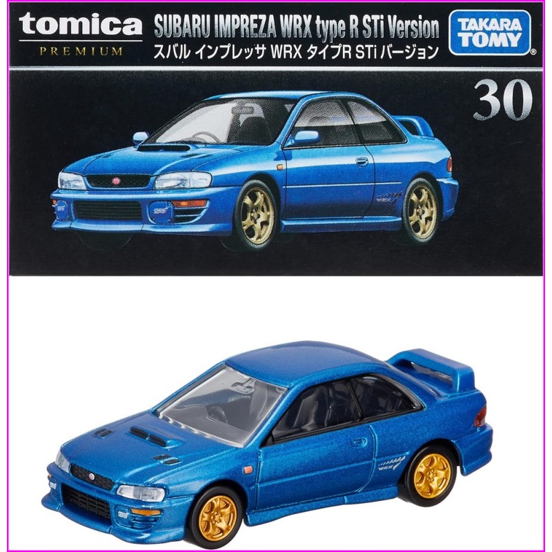 Subaru Impreza GC8 WRX TypeR STi Tomica Premium 1/64 Metal Model Car JDM