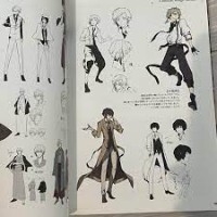 Bungo Stray Dogs Rakugaki Note ART BOOK Illutration Special Kafka Asagiri Manga Japan