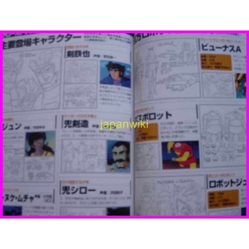 Toei Anime Anthology GREAT MAZINGER GETTER ROBOT G ANIME Magazine + CD Songs Go Nagai anime 70s